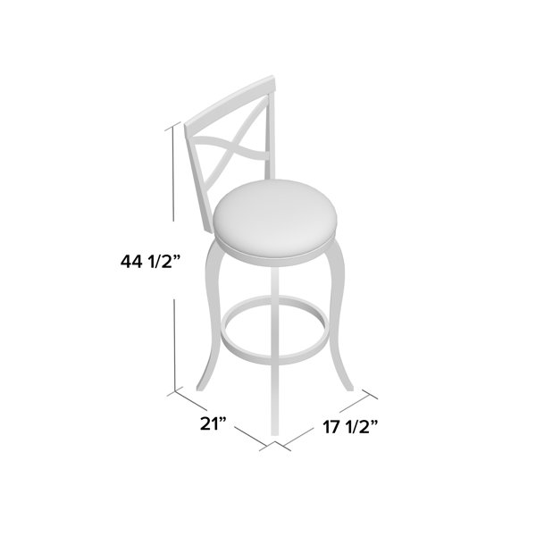 Highland Dunes Juelz Bar & Counter Swivel Stool & Reviews Wayfair